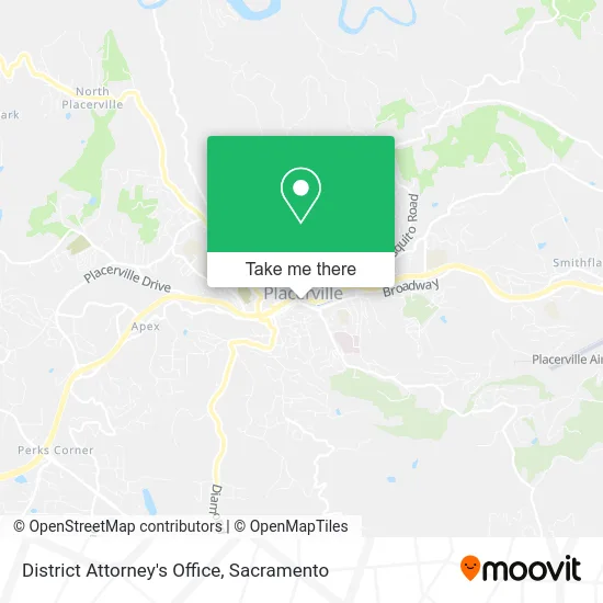 District Attorney's Office map