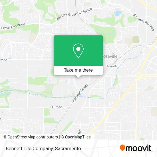 Mapa de Bennett Tile Company