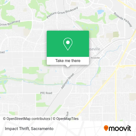 Impact Thrift map