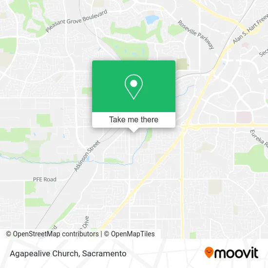 Mapa de Agapealive Church
