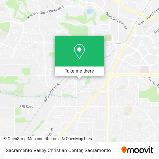 Mapa de Sacramento Valley Christian Center