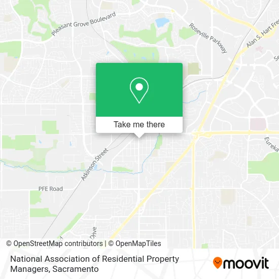 Mapa de National Association of Residential Property Managers