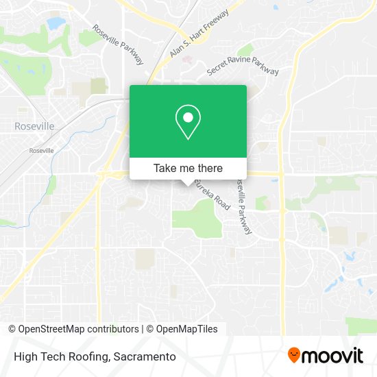 High Tech Roofing map