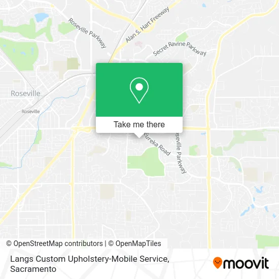 Langs Custom Upholstery-Mobile Service map
