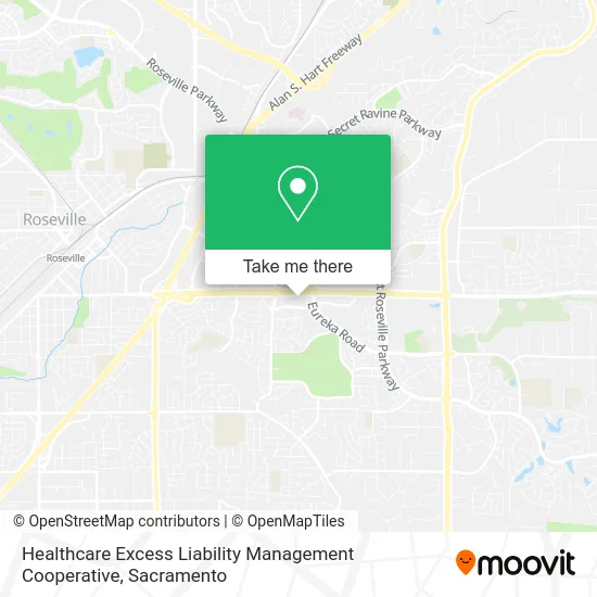Healthcare Excess Liability Management Cooperative map