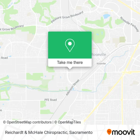 Mapa de Reichardt & McHale Chiropractic