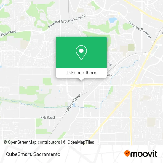 Mapa de CubeSmart