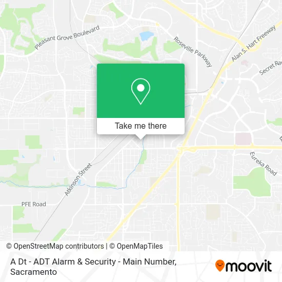 Mapa de A Dt - ADT Alarm & Security - Main Number