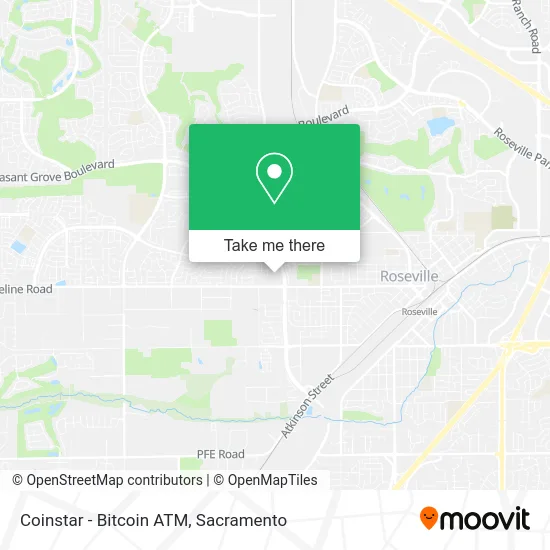 Coinstar - Bitcoin ATM map
