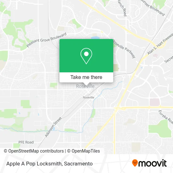 Apple A Pop Locksmith map