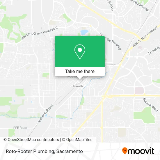 Roto-Rooter Plumbing map