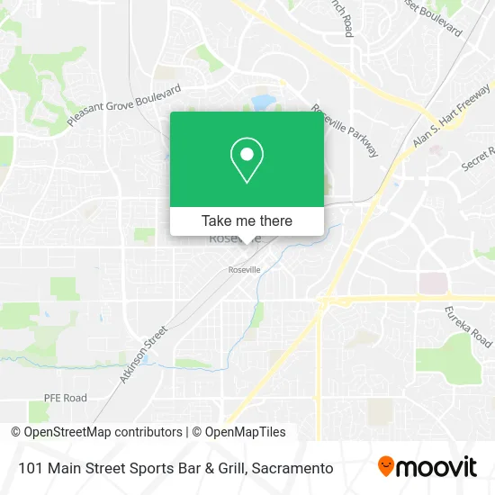 101 Main Street Sports Bar & Grill map
