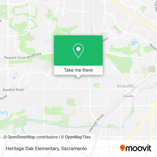 Heritage Oak Elementary map