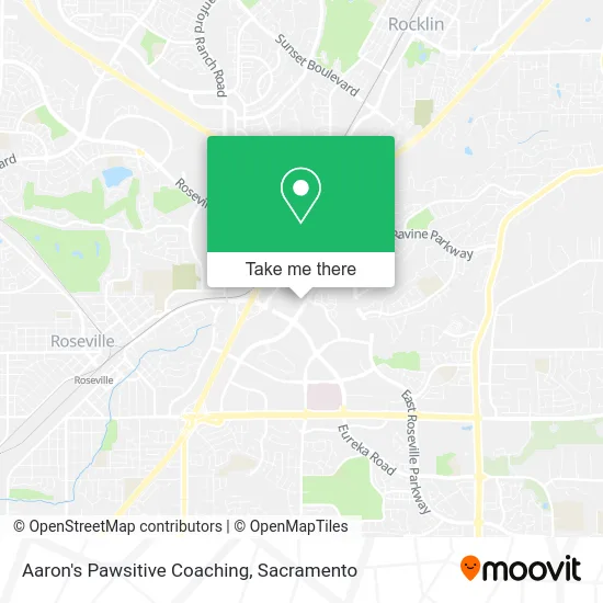 Aaron's Pawsitive Coaching map
