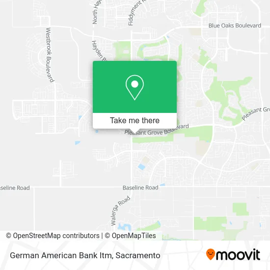 German American Bank Itm map