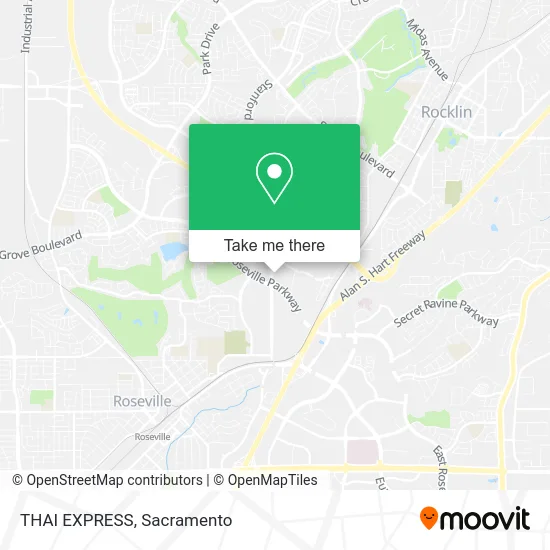 THAI EXPRESS map