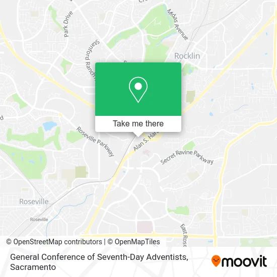 General Conference of Seventh-Day Adventists map