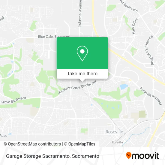 Mapa de Garage Storage Sacramento