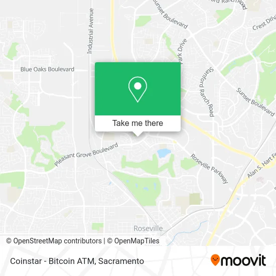 Coinstar - Bitcoin ATM map