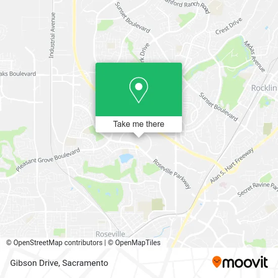Mapa de Gibson Drive