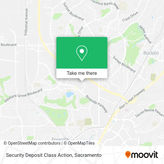Mapa de Security Deposit Class Action