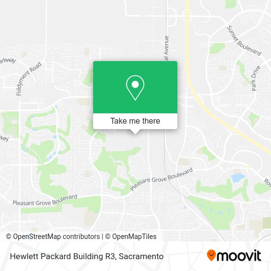 Hewlett Packard Building R3 map