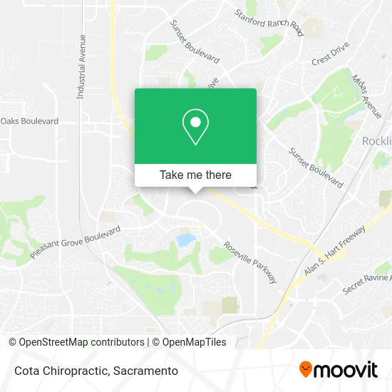 Mapa de Cota Chiropractic