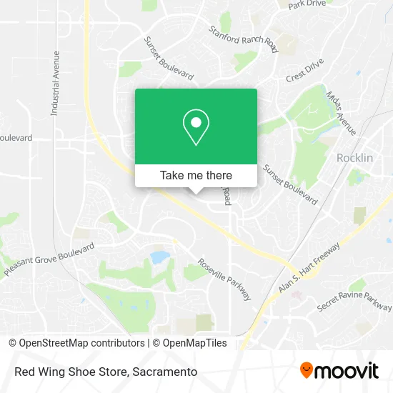 Mapa de Red Wing Shoe Store