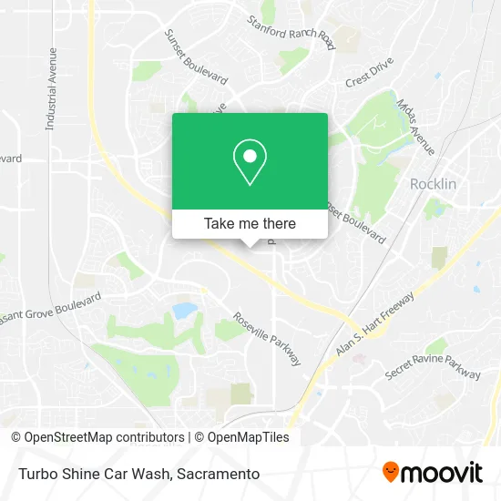 Mapa de Turbo Shine Car Wash