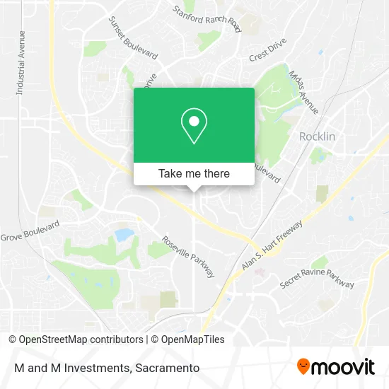 Mapa de M and M Investments