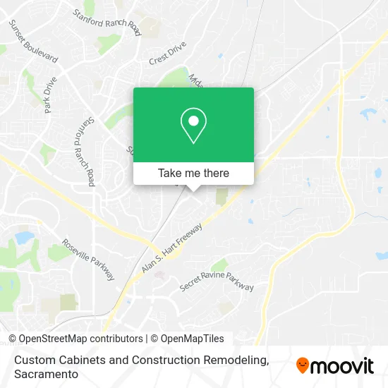 Mapa de Custom Cabinets and Construction Remodeling
