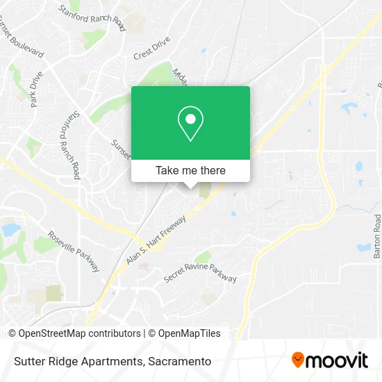 Sutter Ridge Apartments map