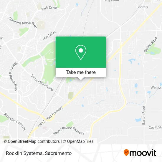 Mapa de Rocklin Systems