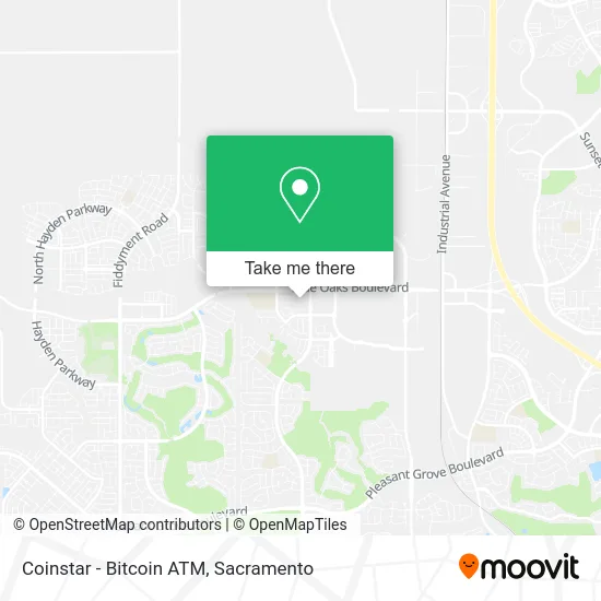 Mapa de Coinstar - Bitcoin ATM