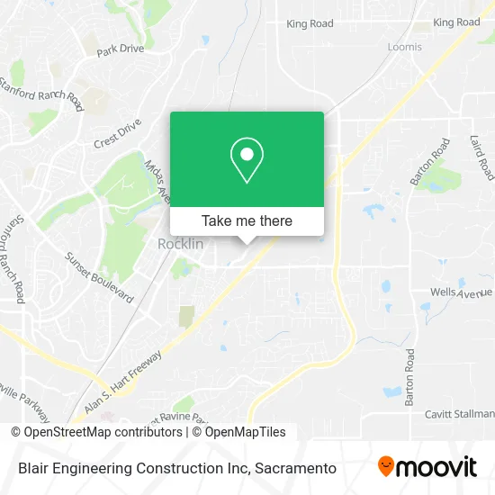 Mapa de Blair Engineering Construction Inc