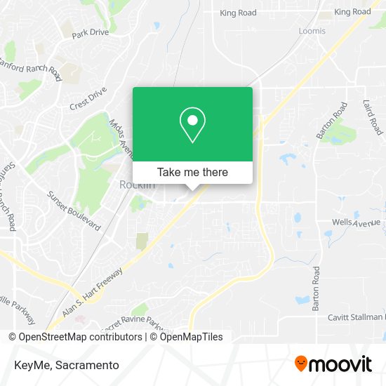 KeyMe map
