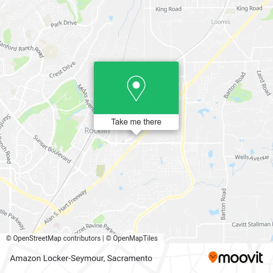 Mapa de Amazon Locker-Seymour