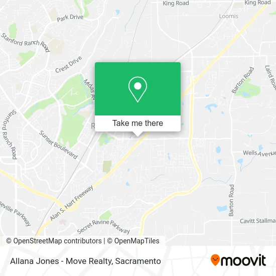 Mapa de Allana Jones - Move Realty