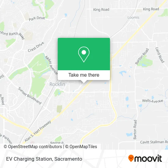 Mapa de EV Charging Station