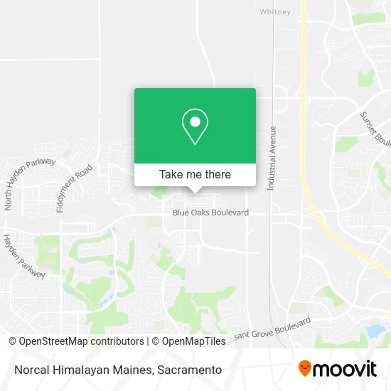 Mapa de Norcal Himalayan Maines