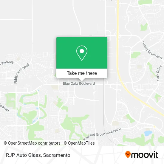 Mapa de RJP Auto Glass
