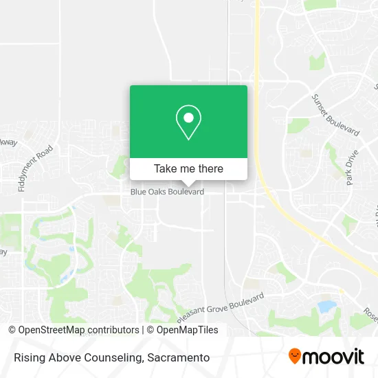 Mapa de Rising Above Counseling
