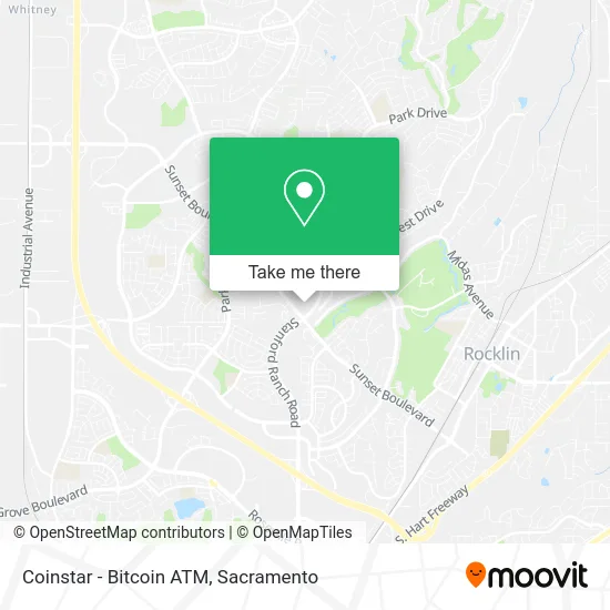 Coinstar - Bitcoin ATM map