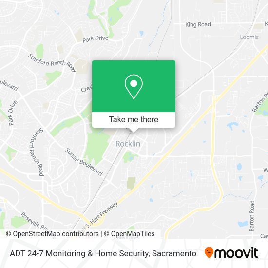 ADT 24-7 Monitoring & Home Security map