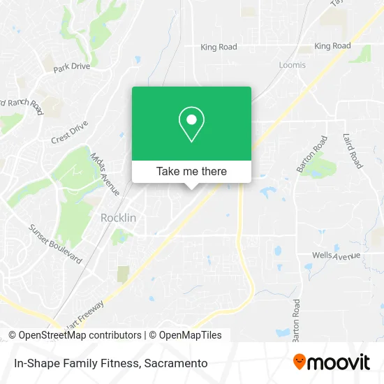 Mapa de In-Shape Family Fitness