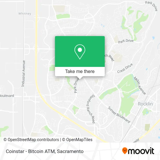 Mapa de Coinstar - Bitcoin ATM