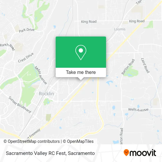 Mapa de Sacramento Valley RC Fest