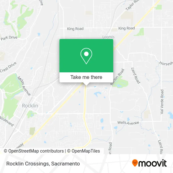 Mapa de Rocklin Crossings