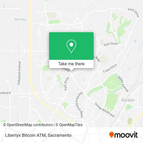 Mapa de Libertyx Bitcoin ATM