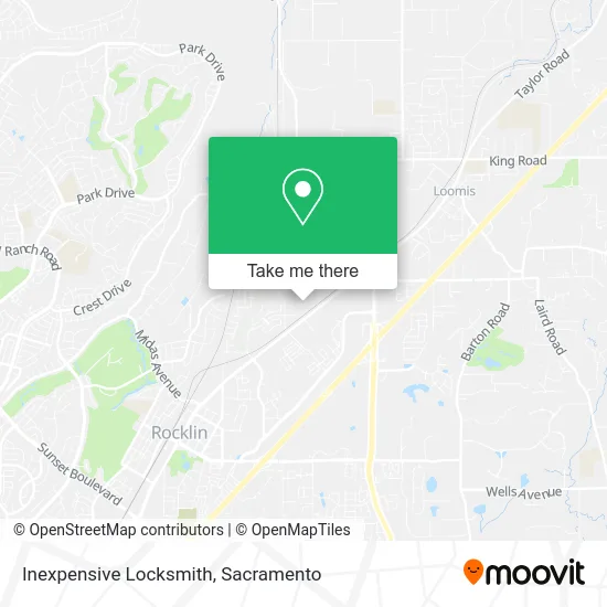 Inexpensive Locksmith map
